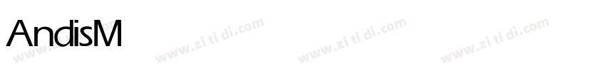 Andis Medium字体转换
